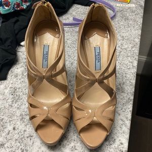 Prada platform sandal